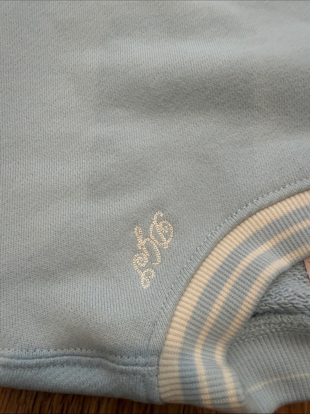 New dairy boy Countryside Blue Varsity Pullover blue sweatshirt top shirt soldou - Picture 5 of 5